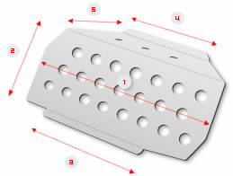 OKUYAMA Carbing Passenger Plate
