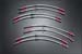 Greenline Motorsports - STi  Stainless Brake Hose Set